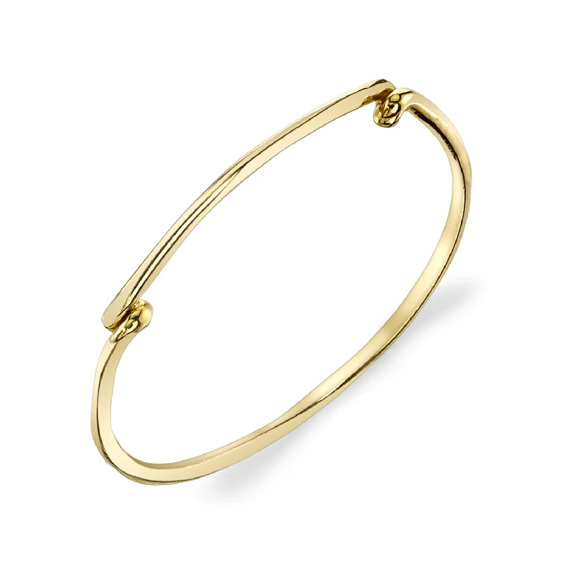 ladies geometric rings-Micro Double Twist Ring