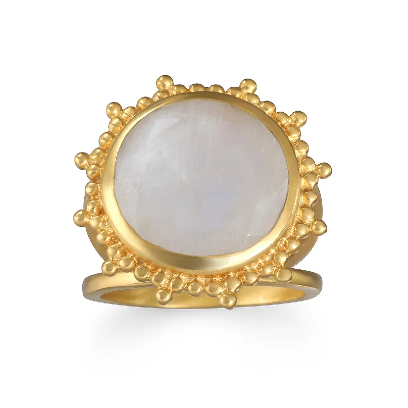 ladies contemporary rings-Drift Into Daydreams Moonstone Ring