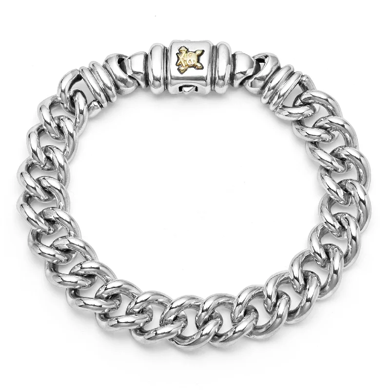 ladies gold bangle sets-Anthem Curb Chain Bracelet | 12mm