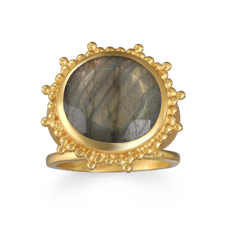 ladies minimalist rings-Pursue Your Truth Labradorite Ring