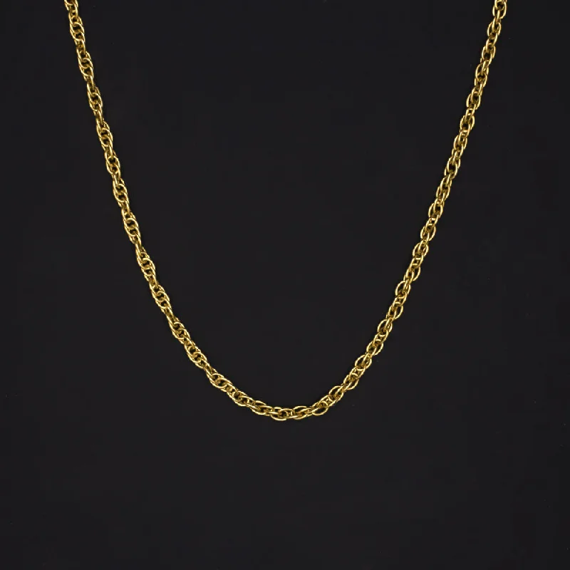 ladies elegant chain necklaces-SOLID 14K YELLOW GOLD 20in CABLE PENDANT CHAIN 1.4m CLASSIC LADIES NECKLACE THIN