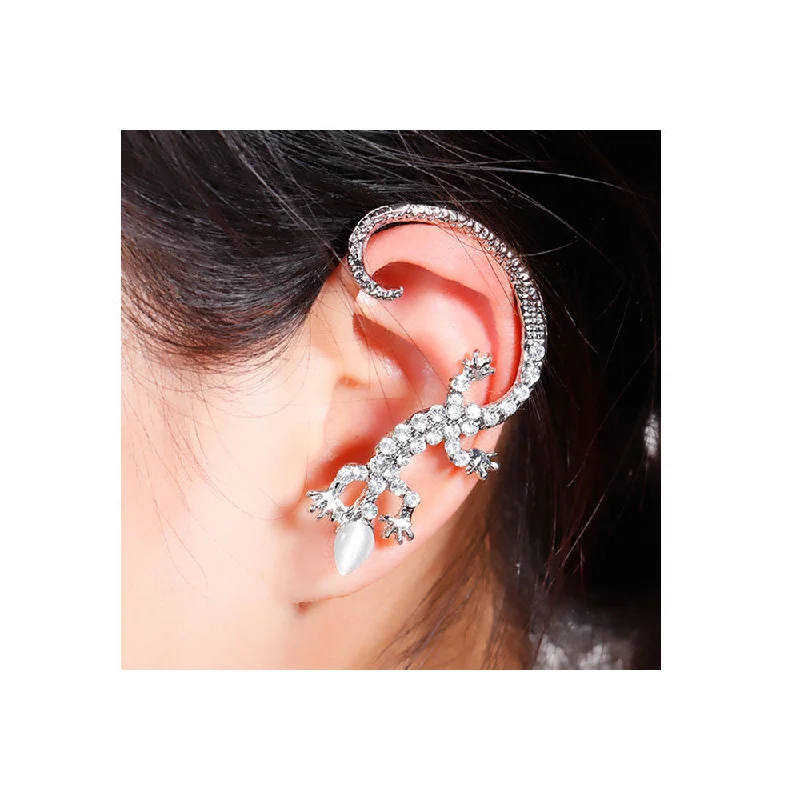 ladies luxury earrings-Sexy Sparkles Ear Cuffs Clip Wrap Earrings Stud Wrap Earrings Earrings Cuffs For Women And Girls Clip On The Ears