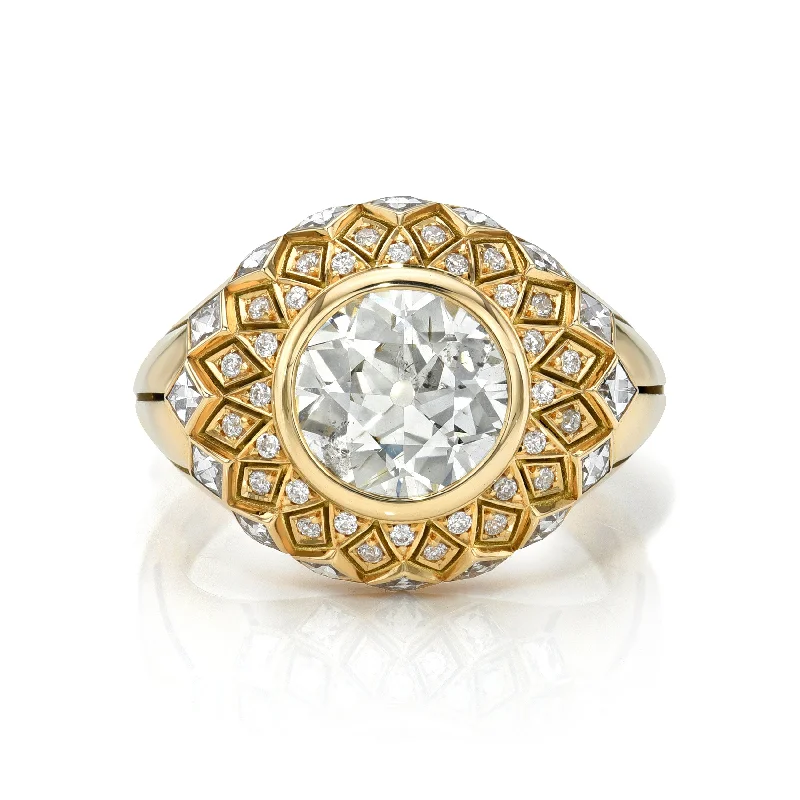 ladies vintage diamond rings-CORNELIA