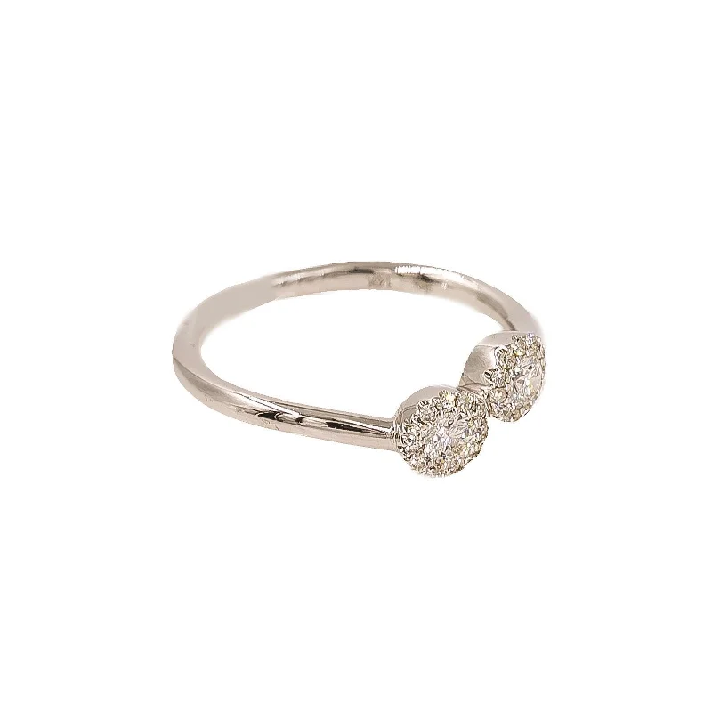 ladies infinity rings-14K Gold Diamond Ring