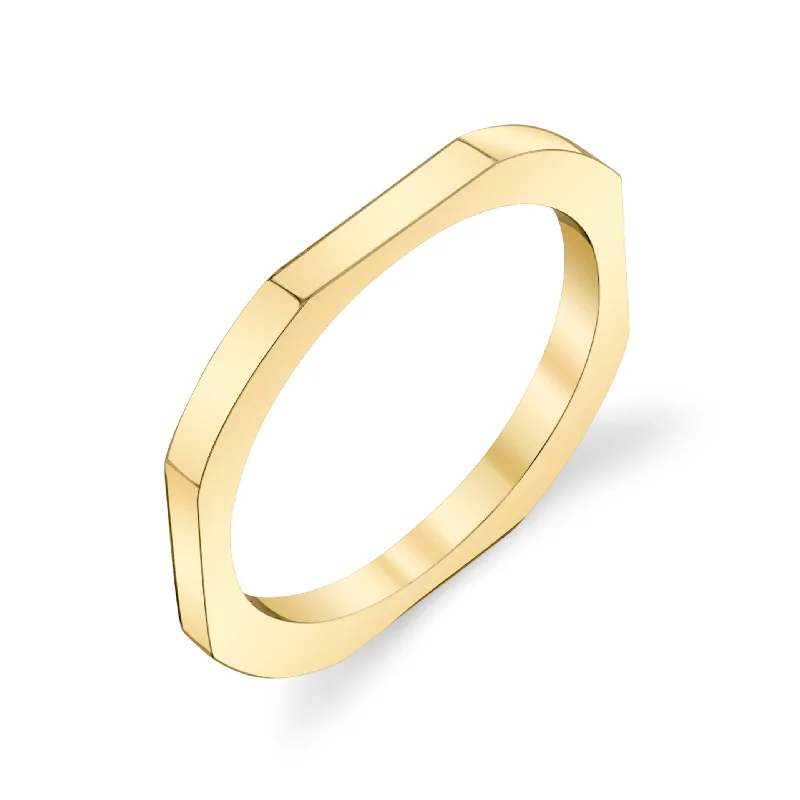 ladies band rings-Thin Lucky Ring