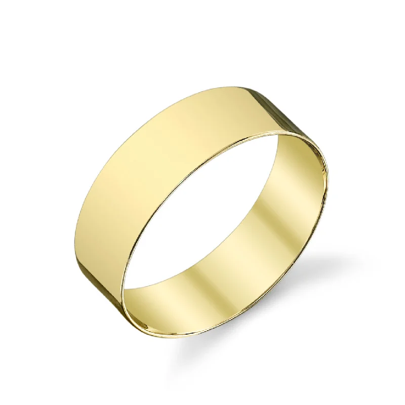 ladies designer rings-Tube Mid-finger Band