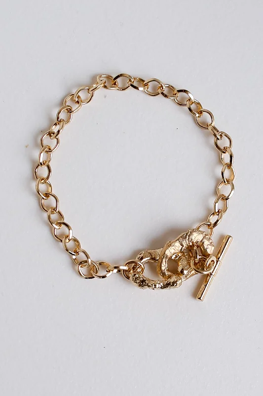 ladies vintage bracelets-FINAL SALE - Ari Gold Chainlink Bracelet