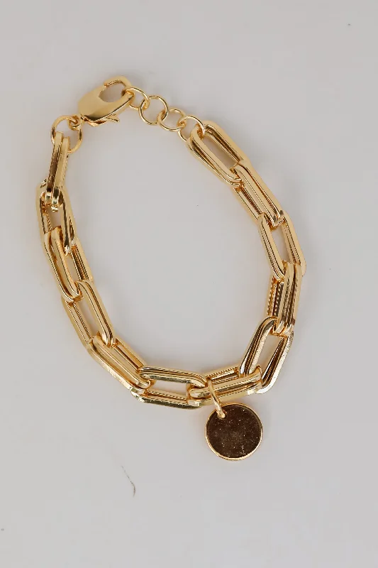 ladies elegant bangles-Ashton Gold Chain Bracelet