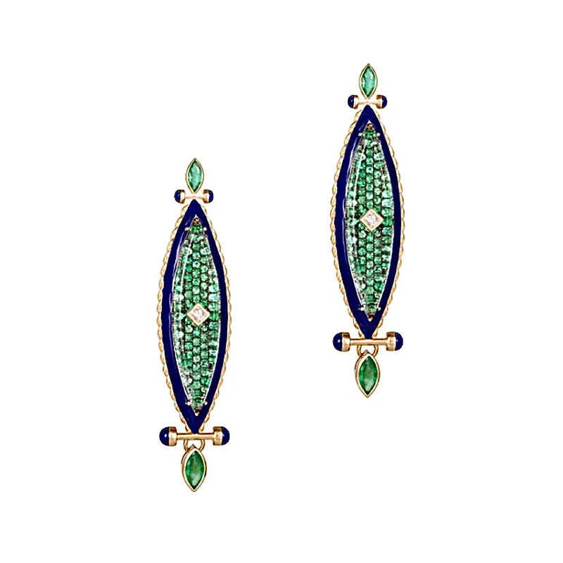 ladies hoop earrings-The Parrot Earrings