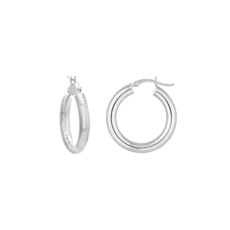 ladies stylish earrings-25MM Hoop Earrings