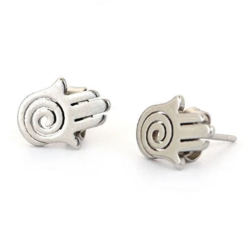 ladies nature-inspired earrings-SEXY SPARKLES stainless steel stud earrings for girls teens women Hypoallergenic