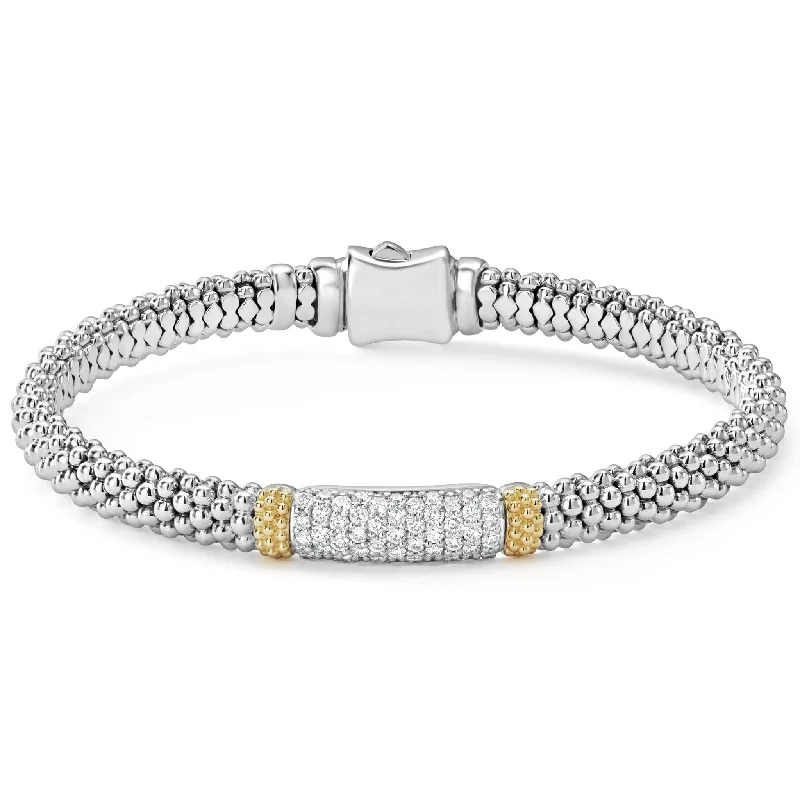 ladies simple bracelets-Caviar Lux Caviar Diamond Bracelet | 6mm